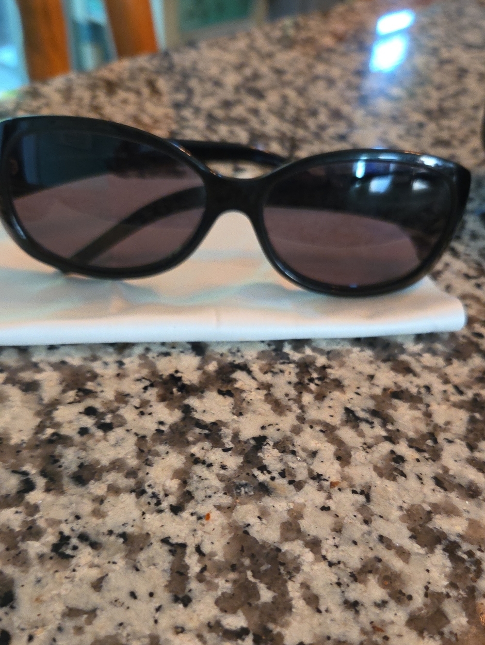 Fendi Women's Black Oval Sunglasses